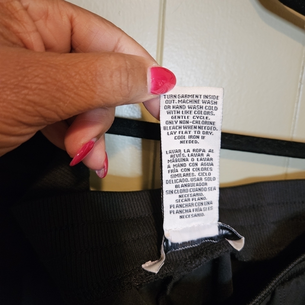 Zac & Rachel Black Jogger Pants, Women’s Size 1X, Stylish Comfort & Stretch - Picture 5 of 5